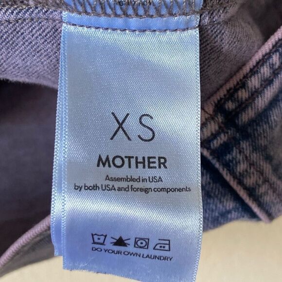Mother Masked Driver Purple Vest Denim Size XS - Picture 8 of 10